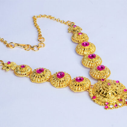 Gold Plated Paramparik Ganesh Kanthi Har