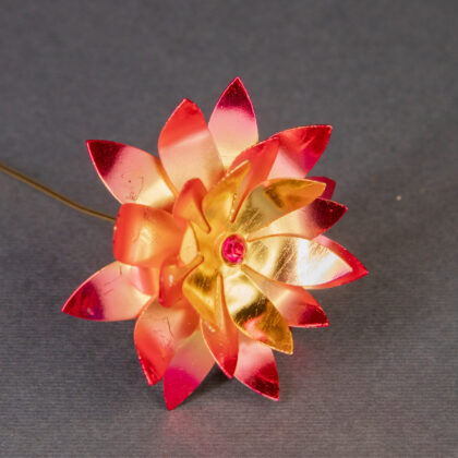 Gold Plated Flower Ganesh Kanthi
