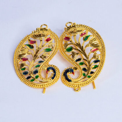 Gold Plated Ganesh Karnafule