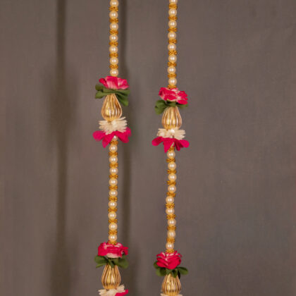 Decorative Pink rose - Latkan 1.5ft (one pc)