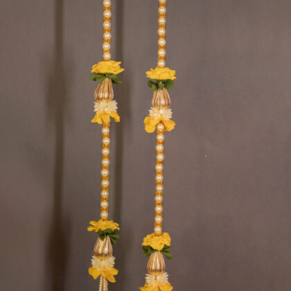 Decorative Yellow rose - Latkan 1.5ft single pc