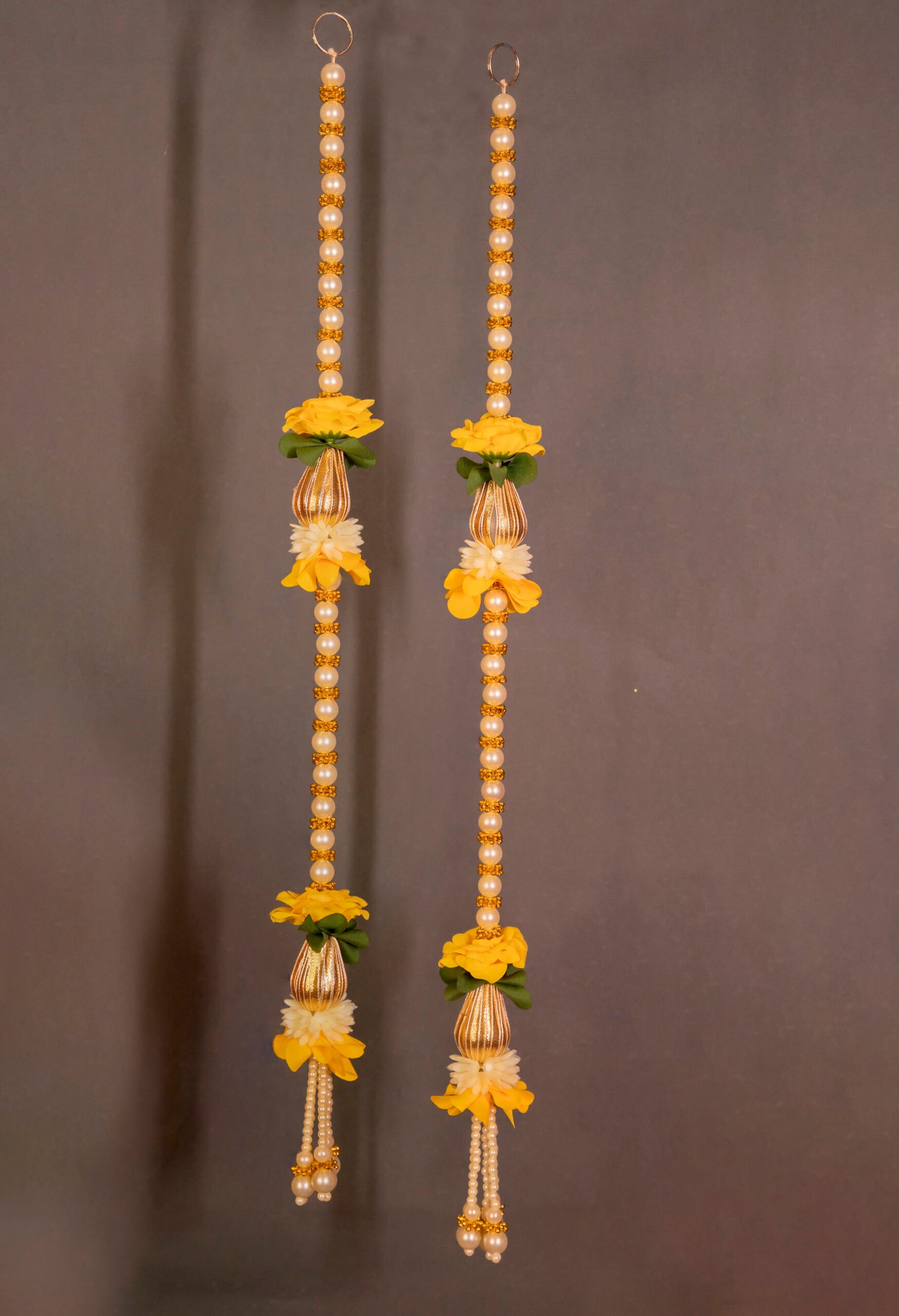 Decorative Yellow rose - Latkan 1.5ft single pc
