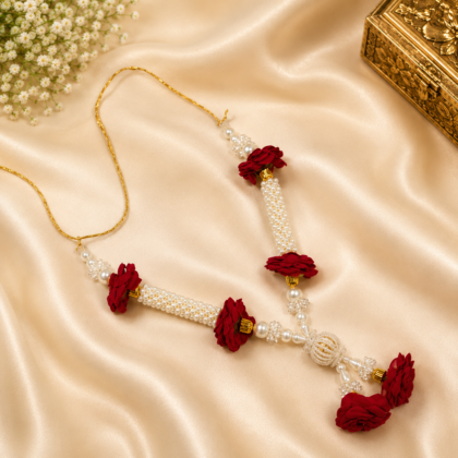 GANPATI MOTI AND RED ROSE KANTHI
