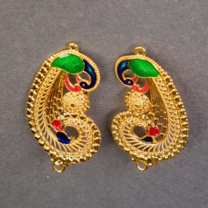 Gold Plated Ganesh Karnafule premium 2.5 inch