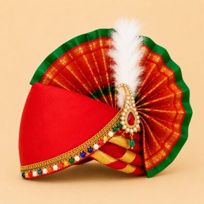 Adjustable Ganpati feta for 2 to 2.5idol