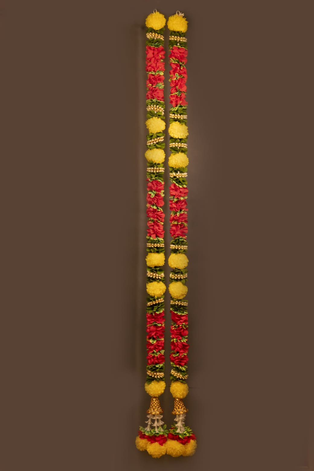 Decorative Trisha Ladi 5ft toran Red and Yellow (PC)