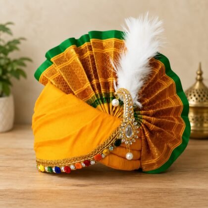 Adjustable Ganpati pheta for 1ft to 1.5ft ganesha idol