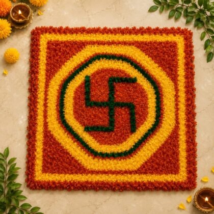 Swastik Chaurang Aasan 15 X 15