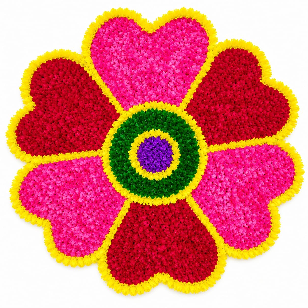 Woolen Rangoli for Diwali Decoration,Handmade Decorative 12Inch