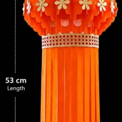 Traditional Medium Orange Karanji Latnern