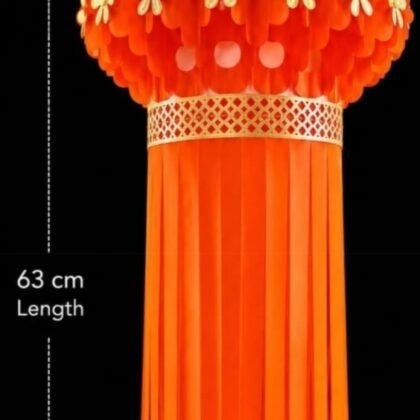 Traditional Big Orange Karanji Lantern