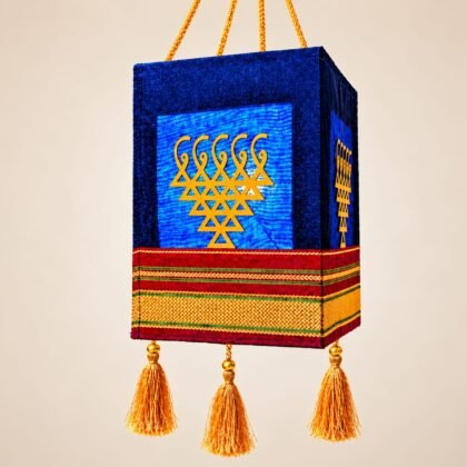 Sharda Deep Saraswati Design Lantern 10Inch(H) X 7Inch (W)