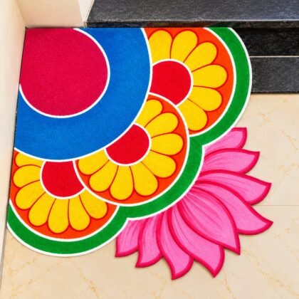 Readymade Kamal Corner design 17*17Inches