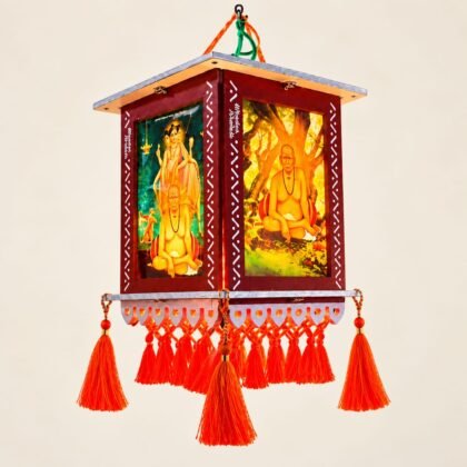 Swami Art Wooden MDF Kandil Height 9inch